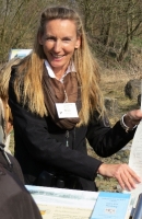 4. Bayerische Ornithologentage 2014 Exkursion zu Moorrenaturierung nahe Benediktbeuern, Erläuterungen durch Elisabeth Wölfl