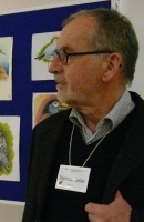 4. Bayerische Ornithologentage in Benediktbeuern, Grafiker Dietmar E. Seiler begleitet die Tagung mit einer Kunstausstellung