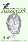 Ornithol. Anzeiger Band 45 Heft 2/3